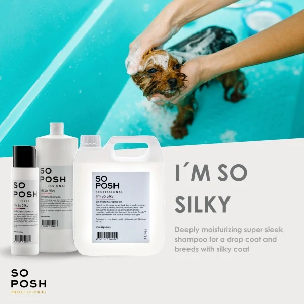 So Posh Im So Silky Shampoo 1000ml - jemná srst