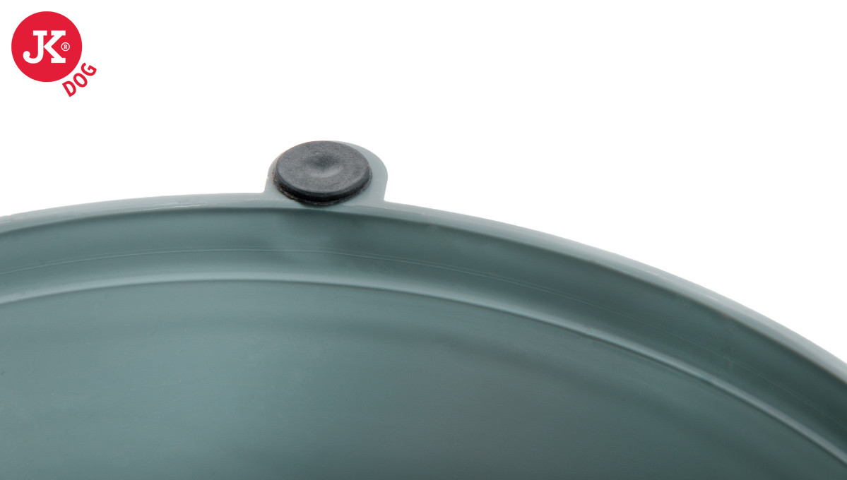 Barevná plastová miska pro psy, velikost 5, 2,65 l, 24 cm MODRÁ