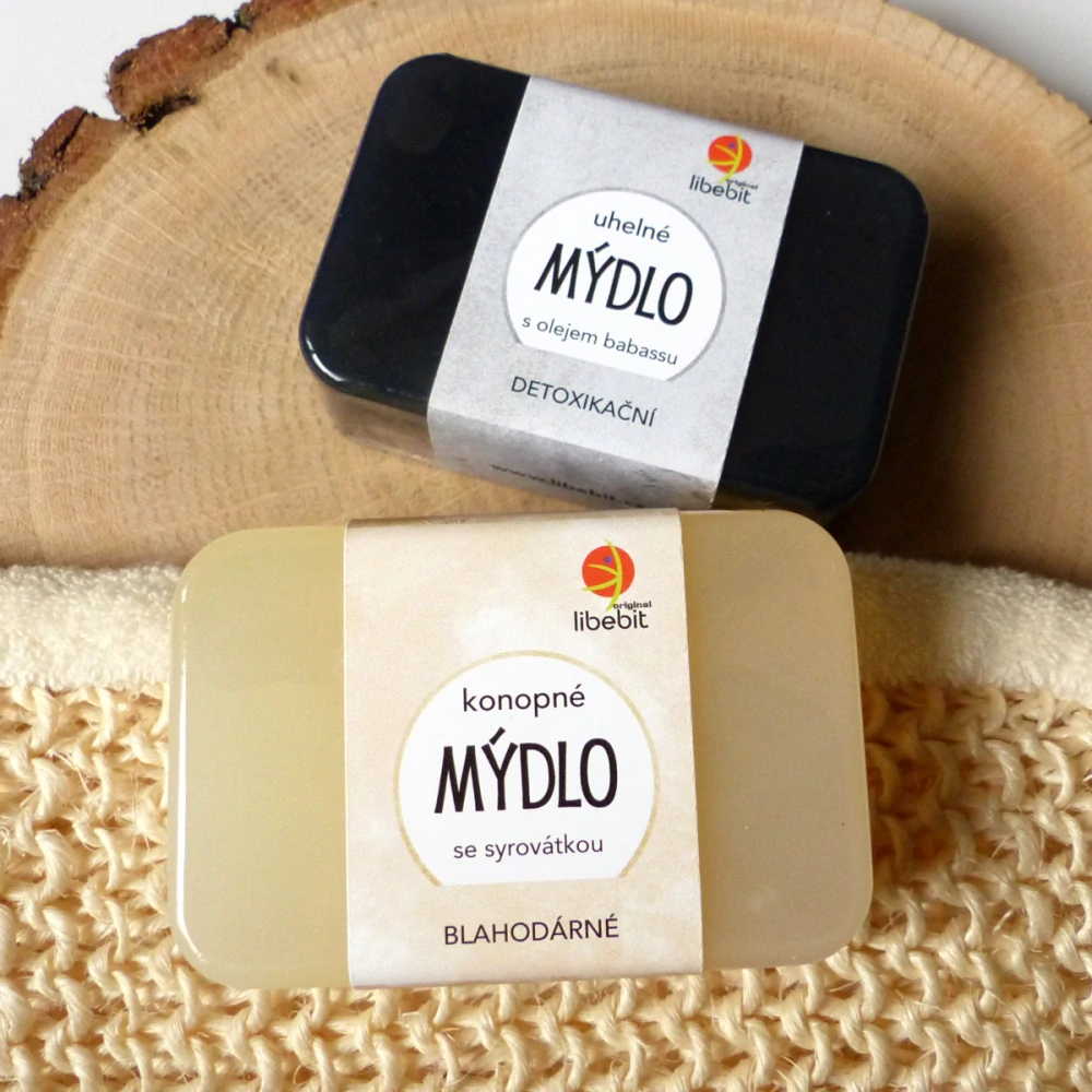 Libebit Blahodárné konopné mýdlo se syrovátkou 85g