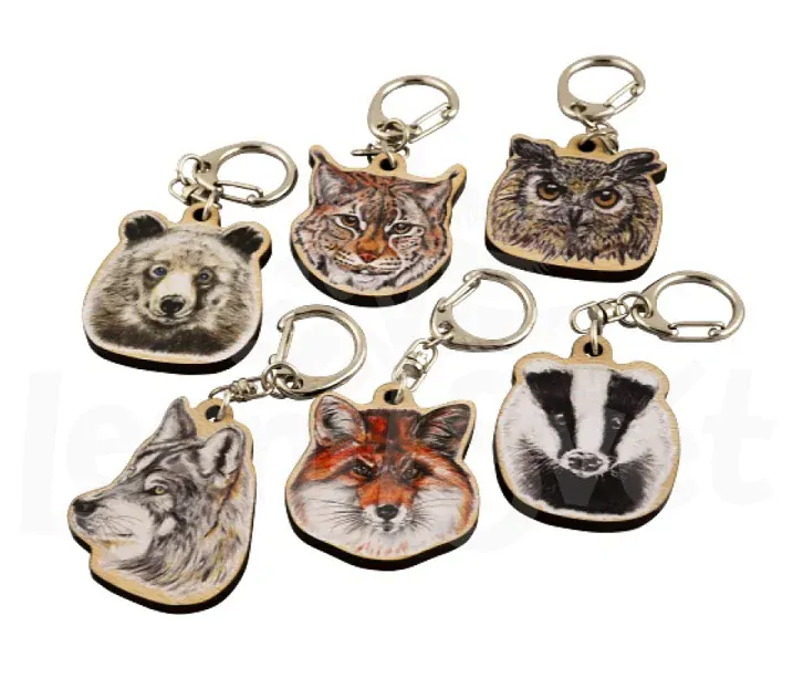 Lesní svět Přívěsek na klíče zvíře Medvěd