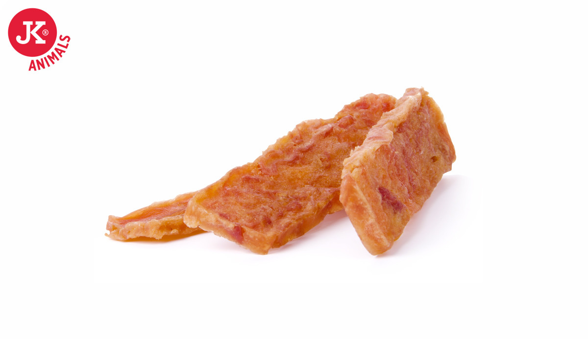 JK Animals Meat Snack Rabbit fillets, sušené králičí maso, masový pamlsek, 80 g