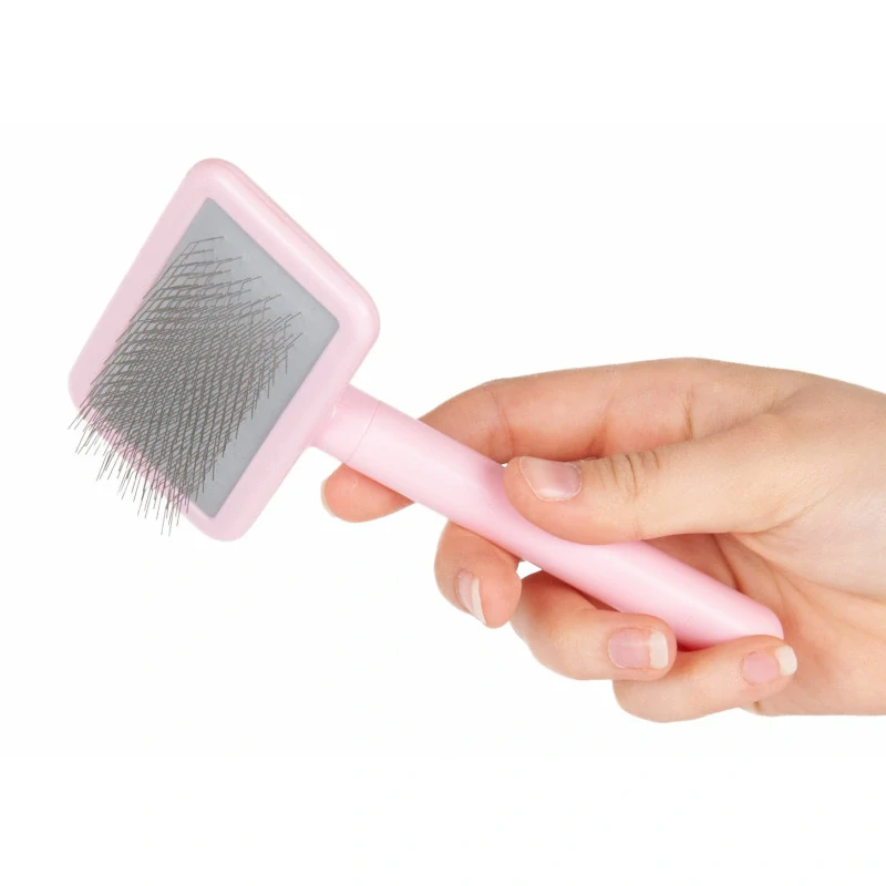Show Tech Smooth Touch Slicker Brush Small – Růžový
