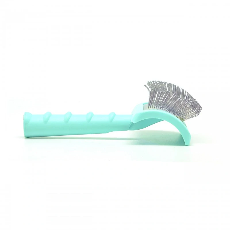 Ideal Dog Blue Long Dense Hair Grooming Brush – slicker kartáč 2,2 cm