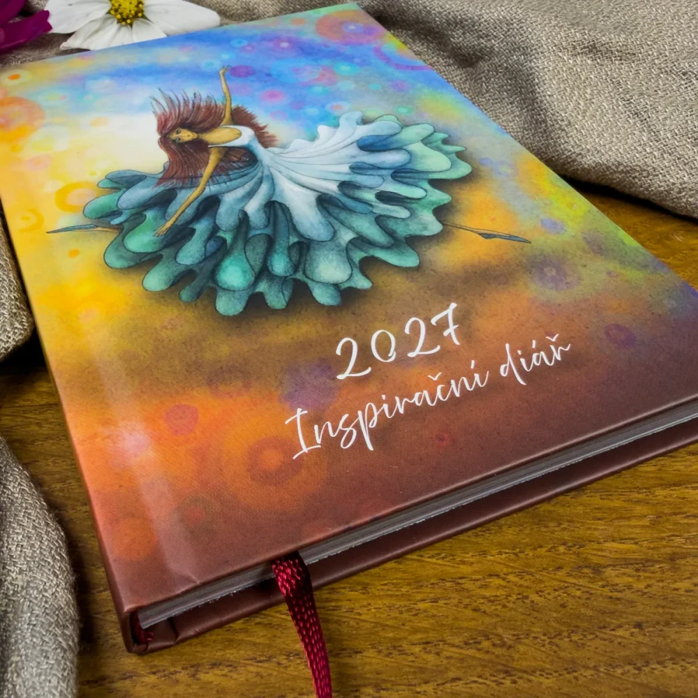 Duhová kočka Minidiář pro ženy 2027 – Tanečnice