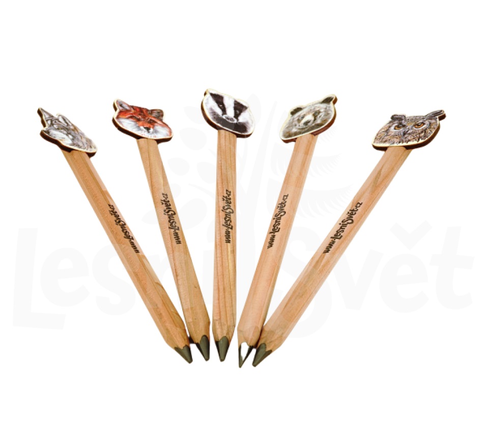 Lesní svět Zvířecí tužka Vlk