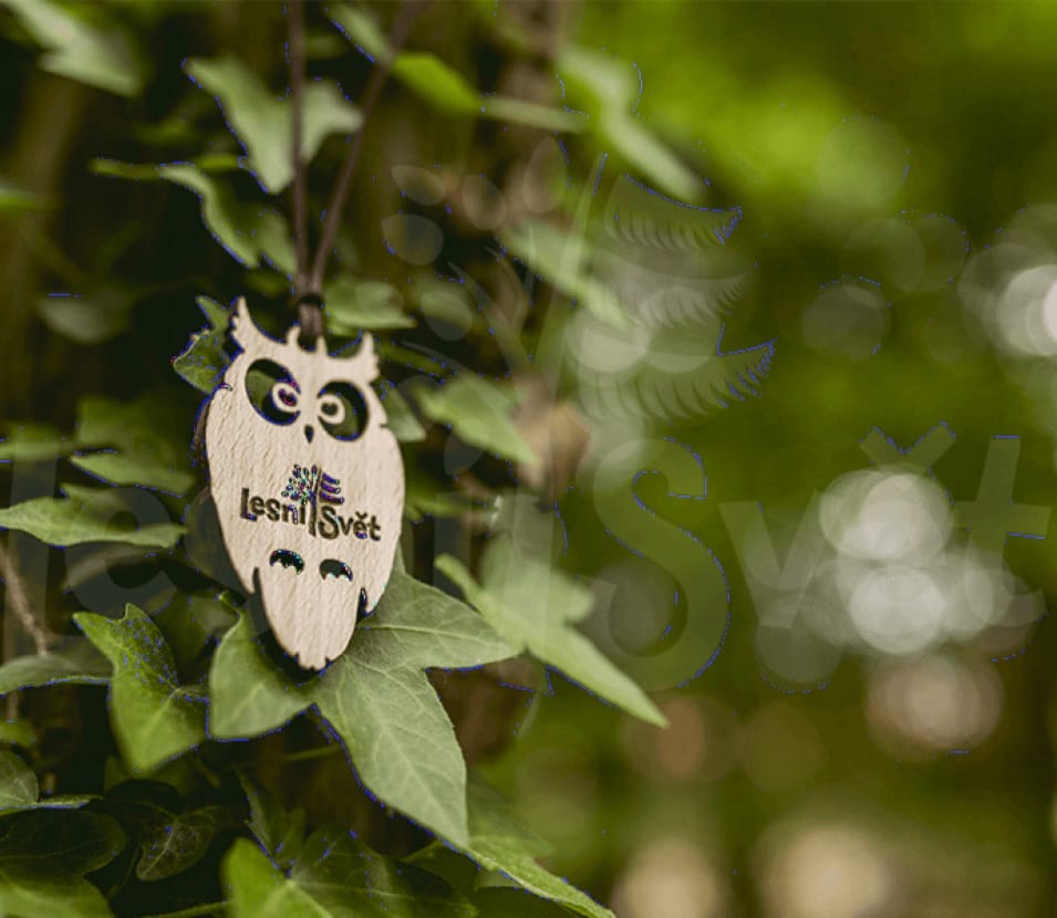 Lesní svět Přívěsek Sovička