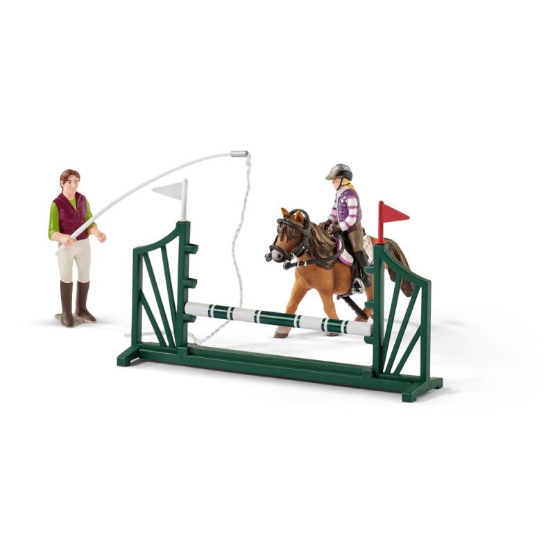 Schleich 42389 Jezdecká škola s jezdci a koňmi