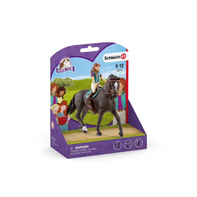 Schleich 42516 Hnědovláska Lisa a kůň Storm