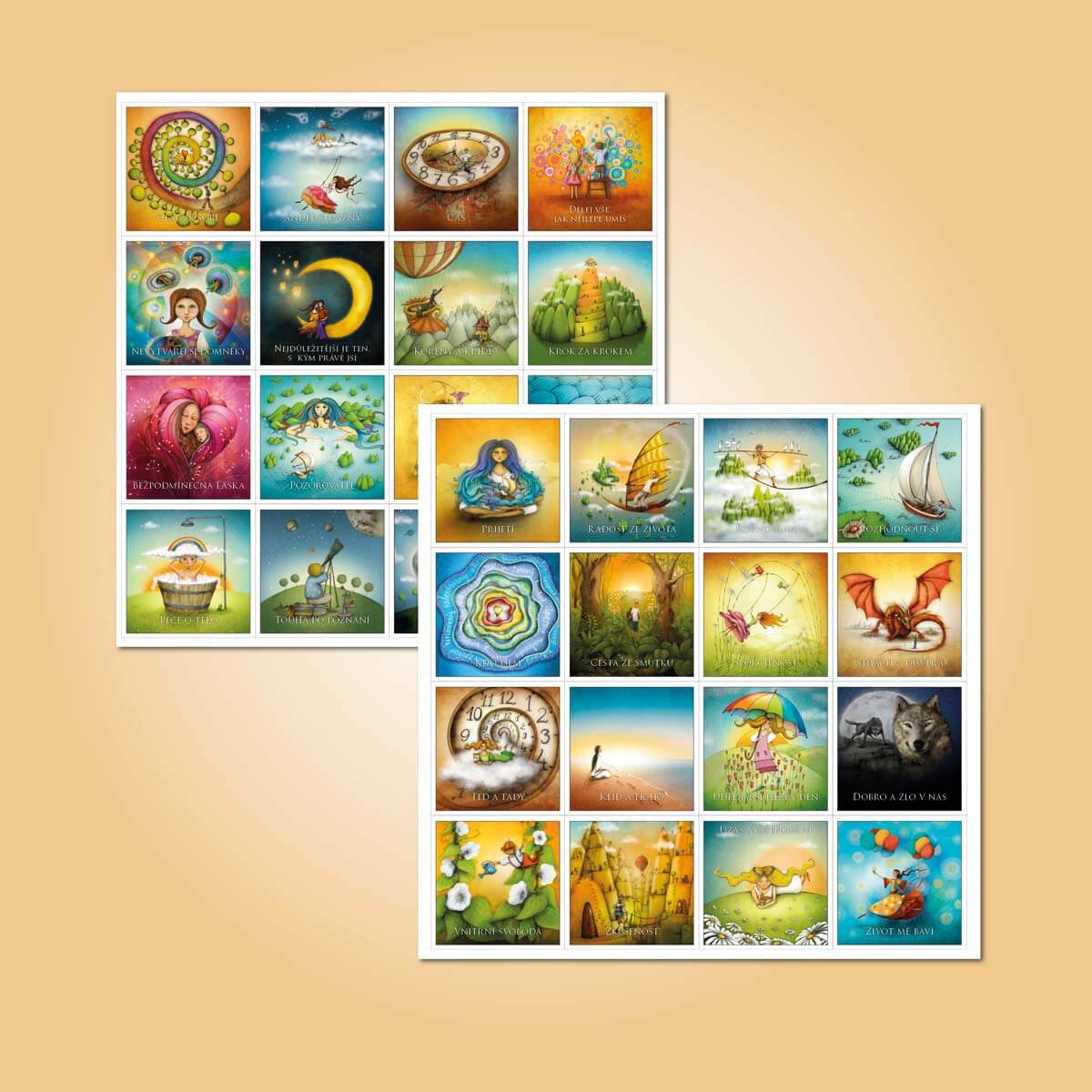 Duhová kočka Pexeso Cesta k sobě