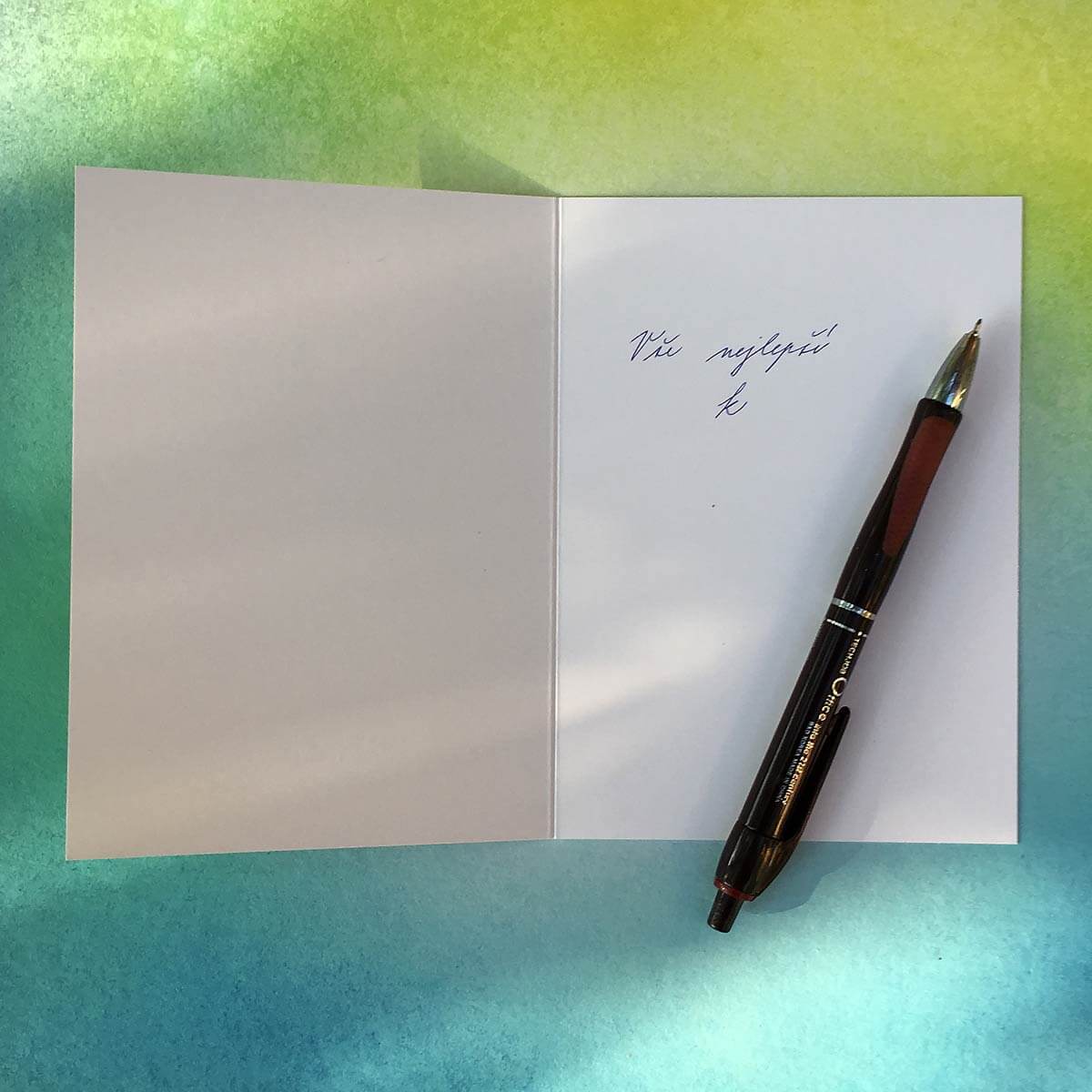 Duhová kočka Blahopřání Spokojenost