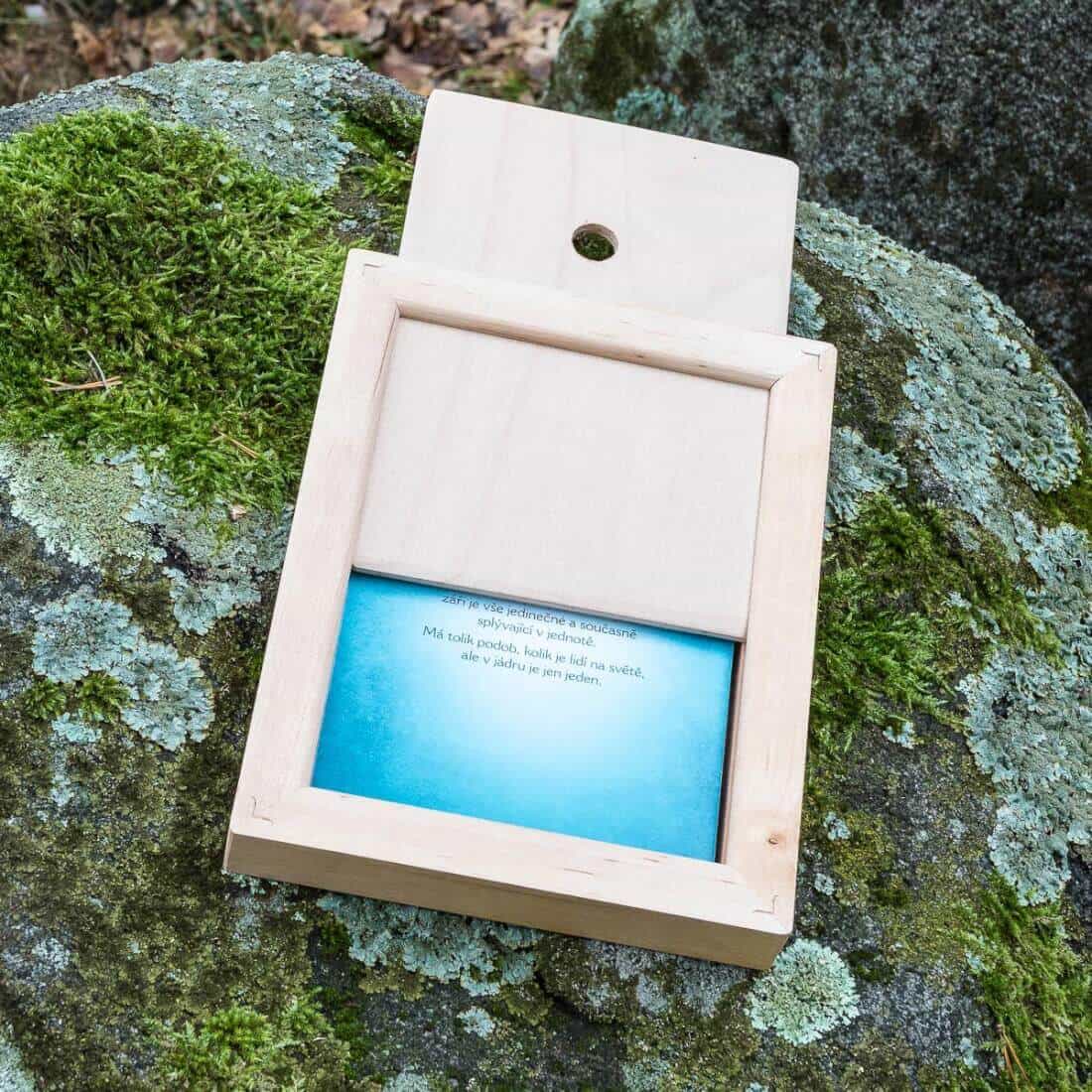 Duhová kočka Inspirační karty Cesta životem v rámečku