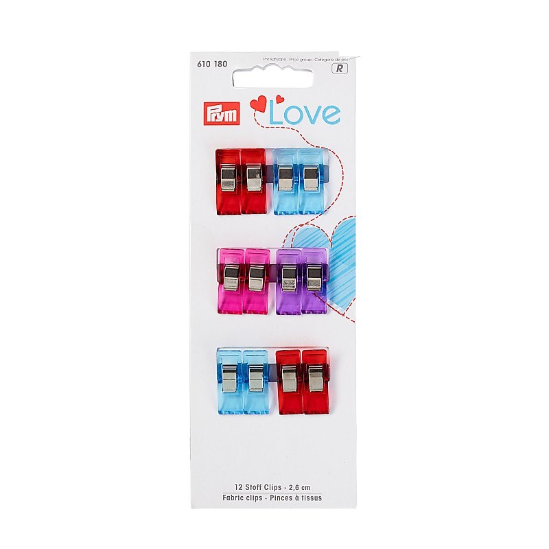 Svorky na textil 2,6 cm 12ks PRYM LOVE