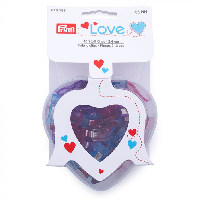 Svorky na textil 2,6 cm - box 40ks PRYM LOVE