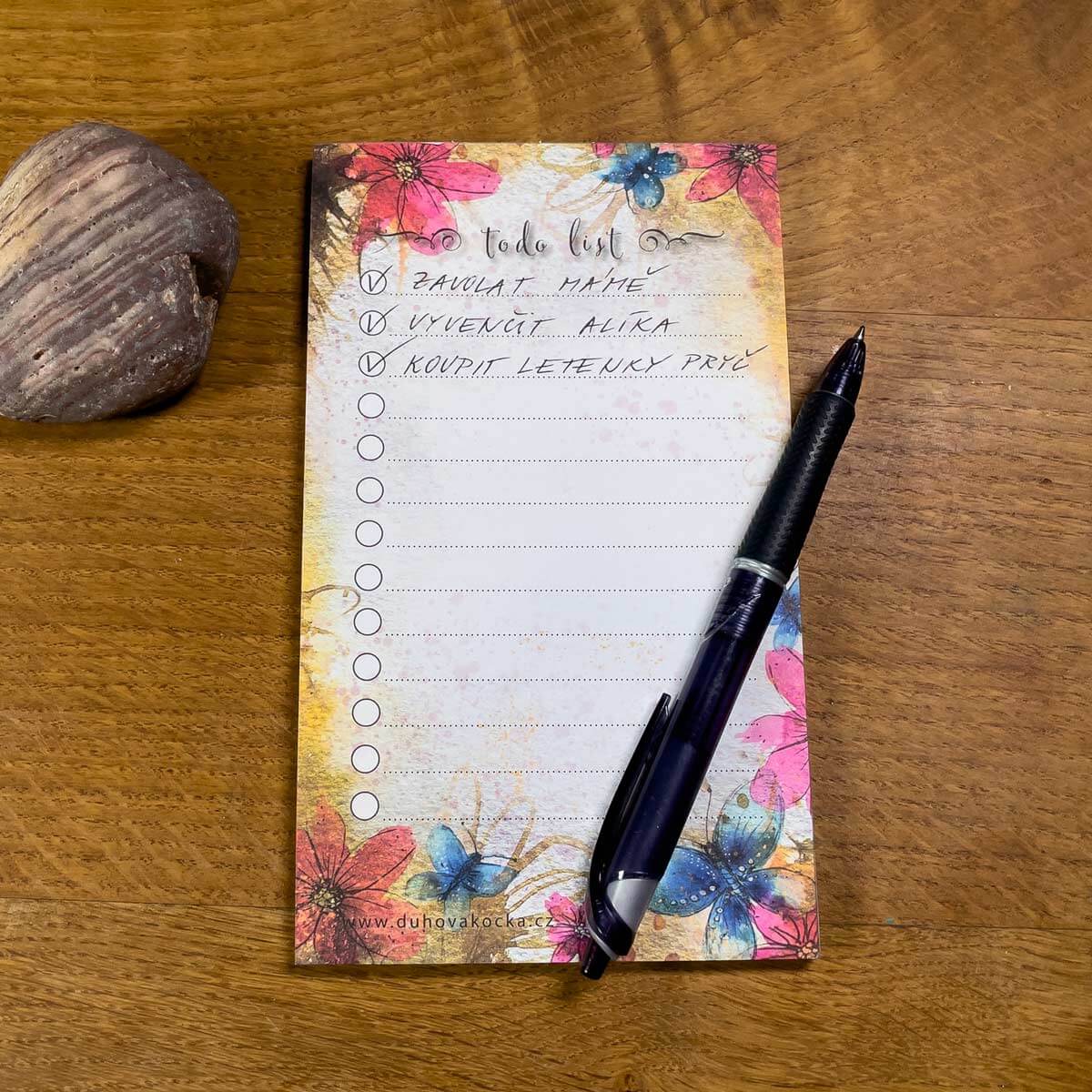 Duhová kočka ToDo bloček