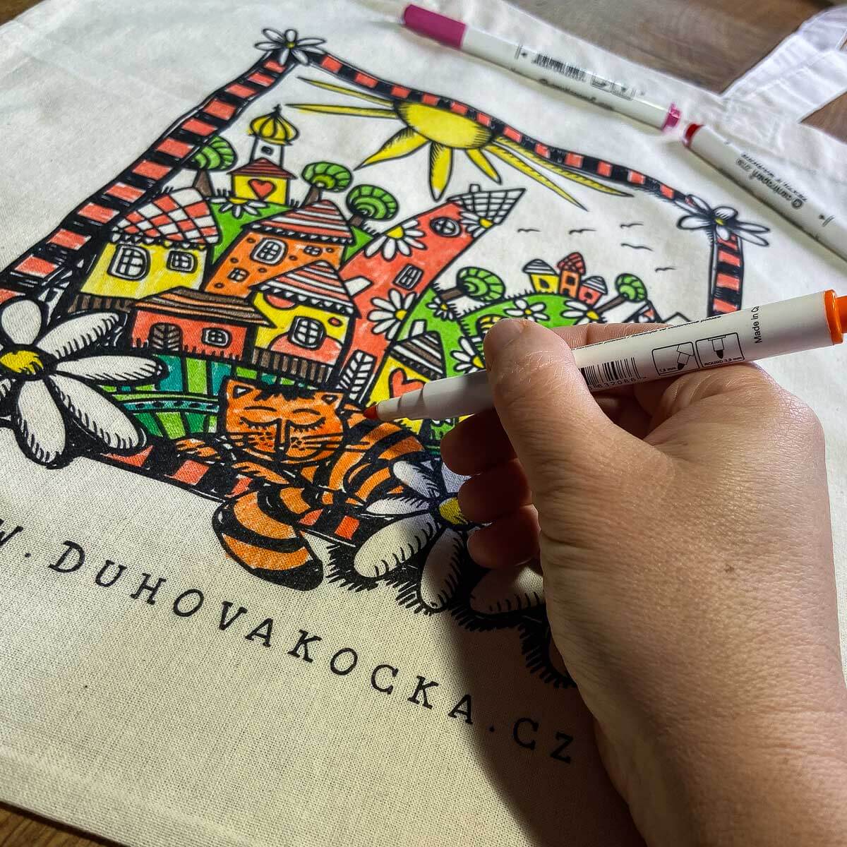 Duhová kočka Ekotaška – Domečky