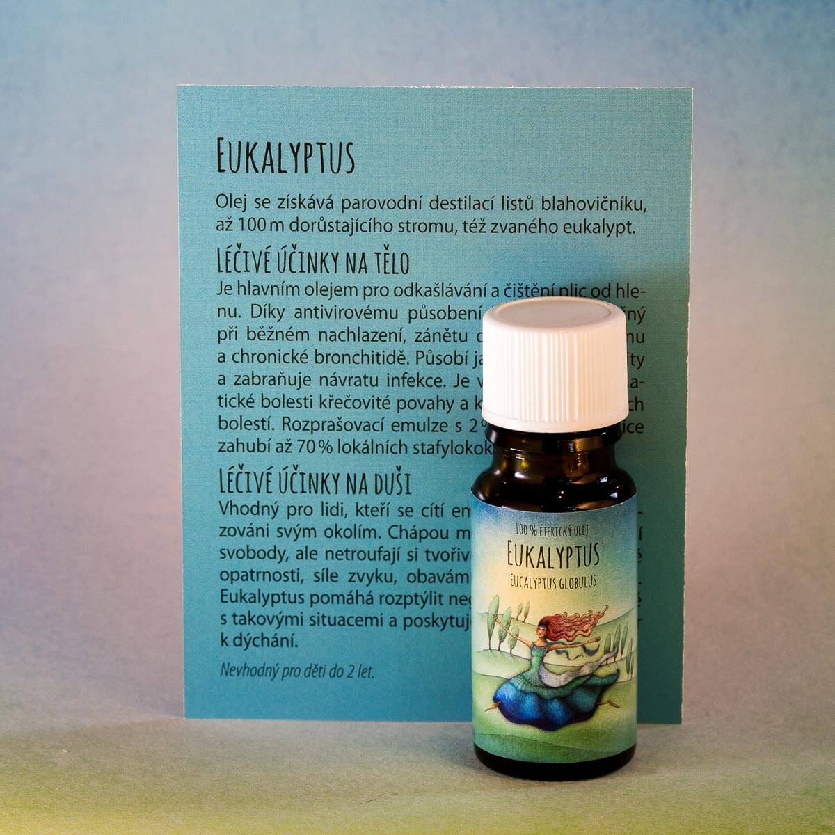 Aromaterapeutický éterický olej Esence Eukalyptus 10ml