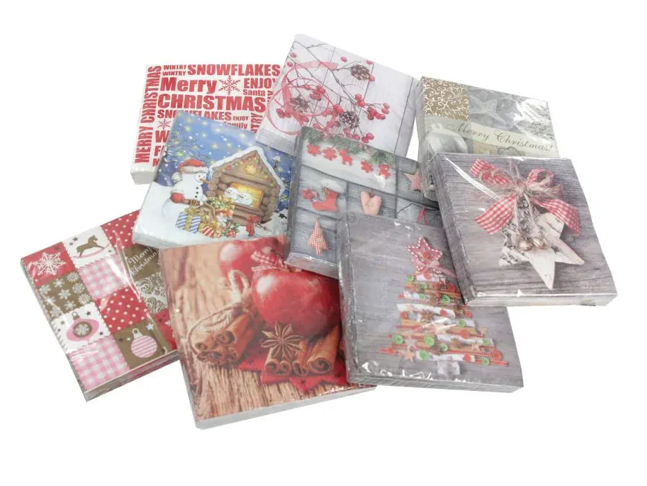 Papírové ubrousky AHA 3 vrstvy 20ks 33cm lesní ovoce