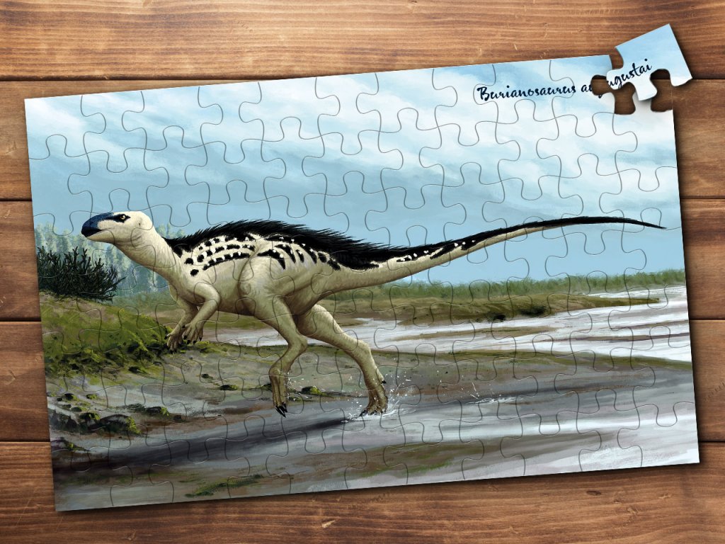 Zvídavci Puzzle Dinosauří bojovka