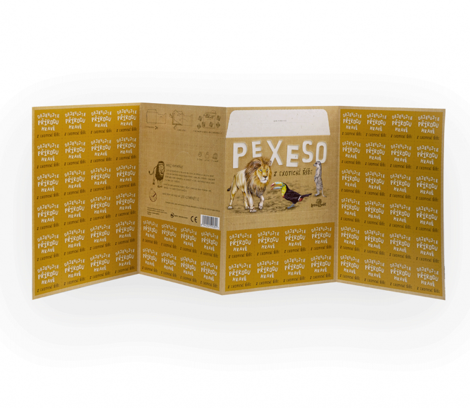 Lesní svět Papírové pexeso Z exotické říše