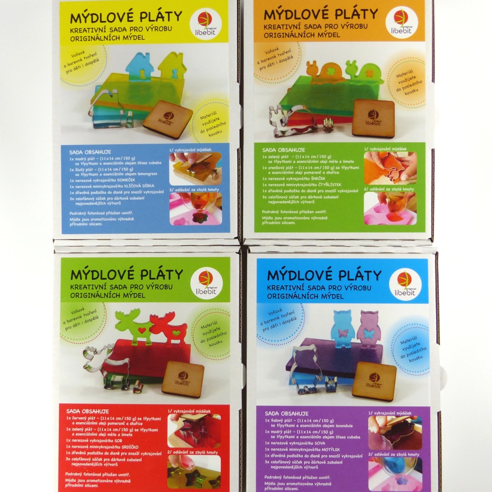 libebit Kreativní sada mýdlové pláty malá Šneček