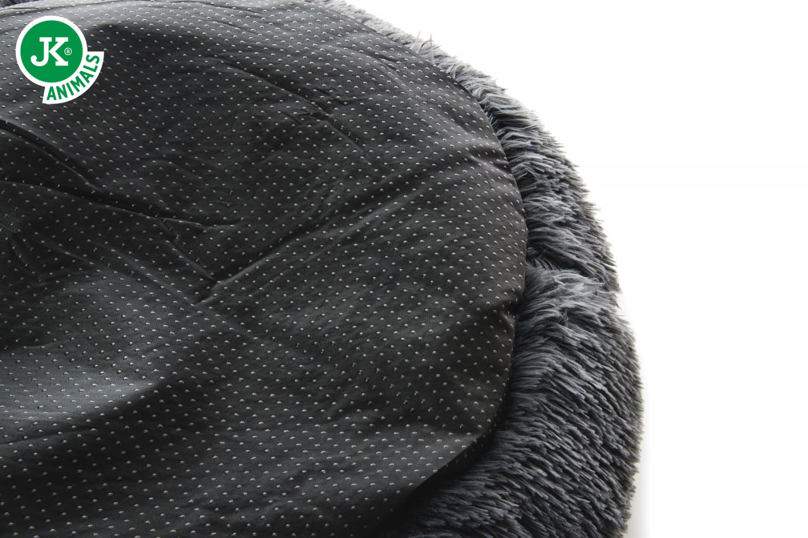 Pelíšek Donut S, 60 cm, šedý, jemný pelíšek pro malé a střední psy