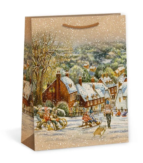 Dárková vánoční taška Argus T5/T5N NATUR 23x31cm - dárky