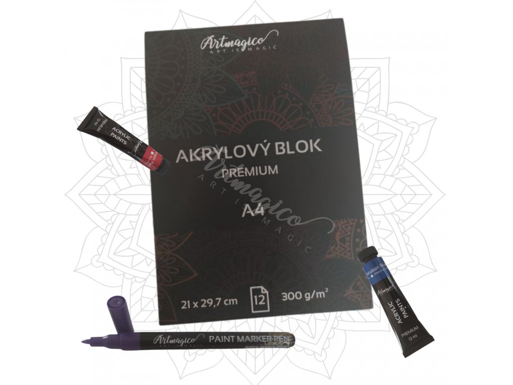 Artmagico Akrylový blok A4