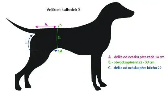 Hárací kalhotky pro psy Cross L