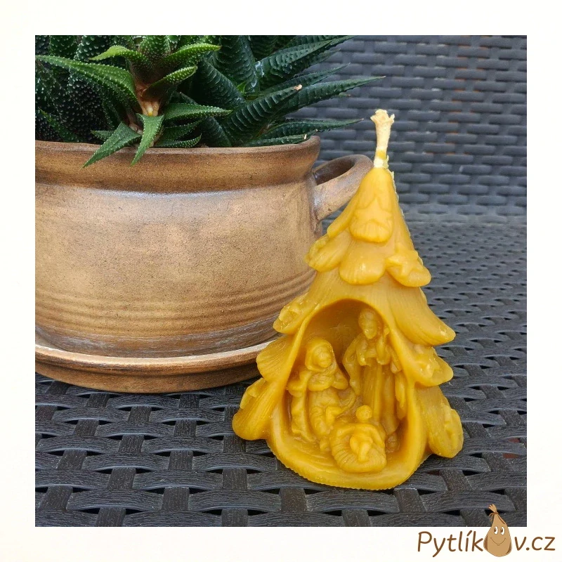 Svíčka betlém 100% včelí vosk