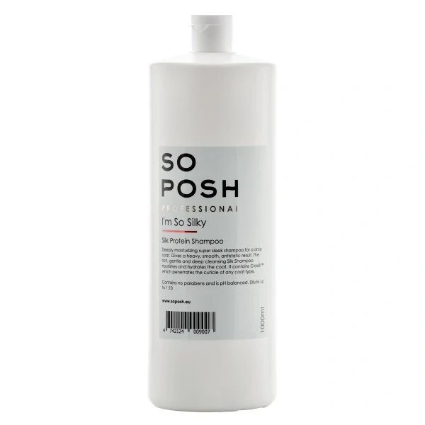 So Posh Im So Silky Shampoo 1000ml - jemná srst