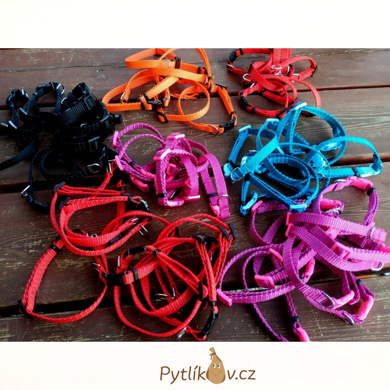 Obojek pro psy S - 21cm-29cm/10mm nylon Smarti fashion Fosforově žlutá