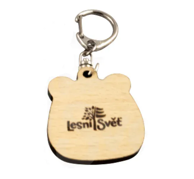 Lesní svět Přívěsek na klíče zvíře Medvěd