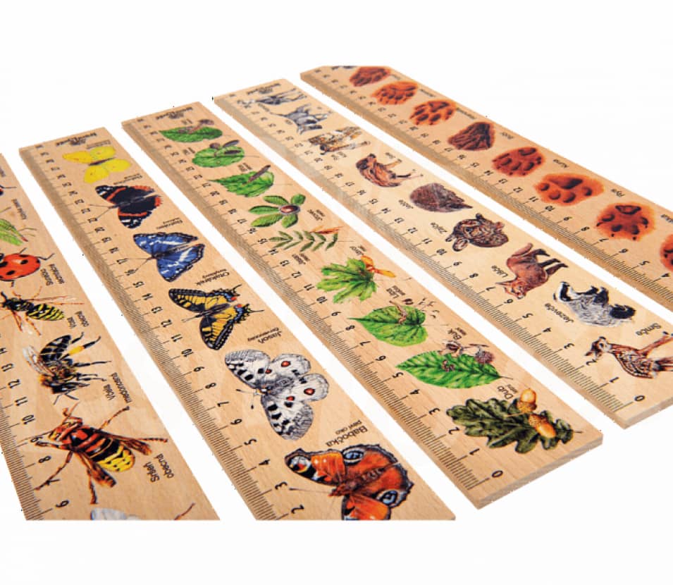 Dřevěné pravítko 30 cm Zubr