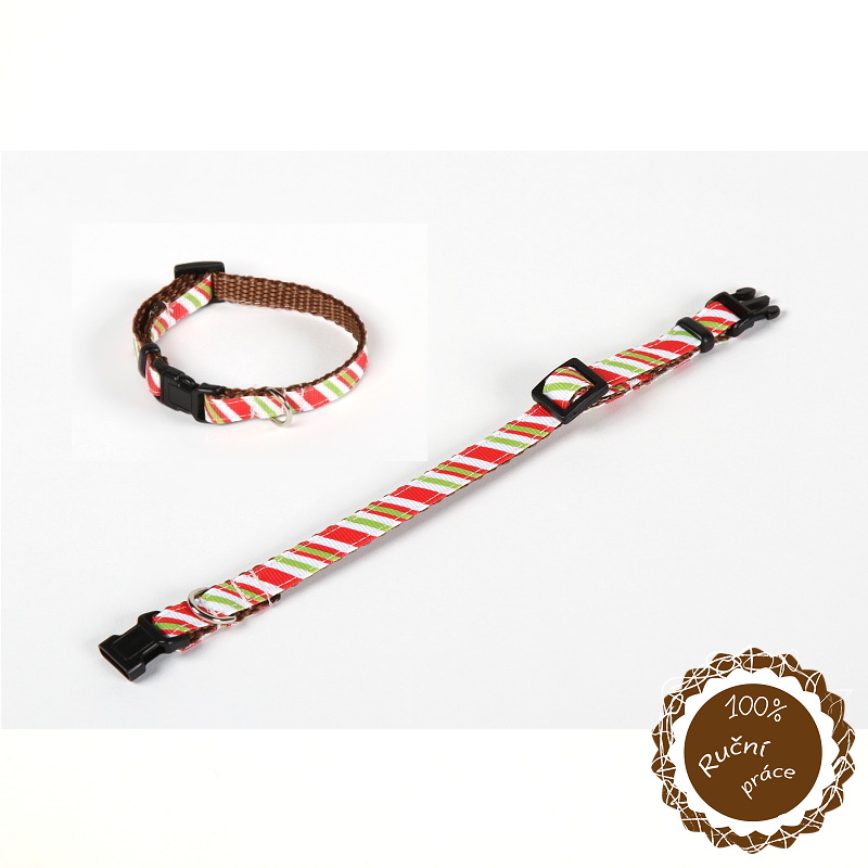 Obojek pro psy MIX XS - 16cm-21cm/10mm nylon Smarti fashion