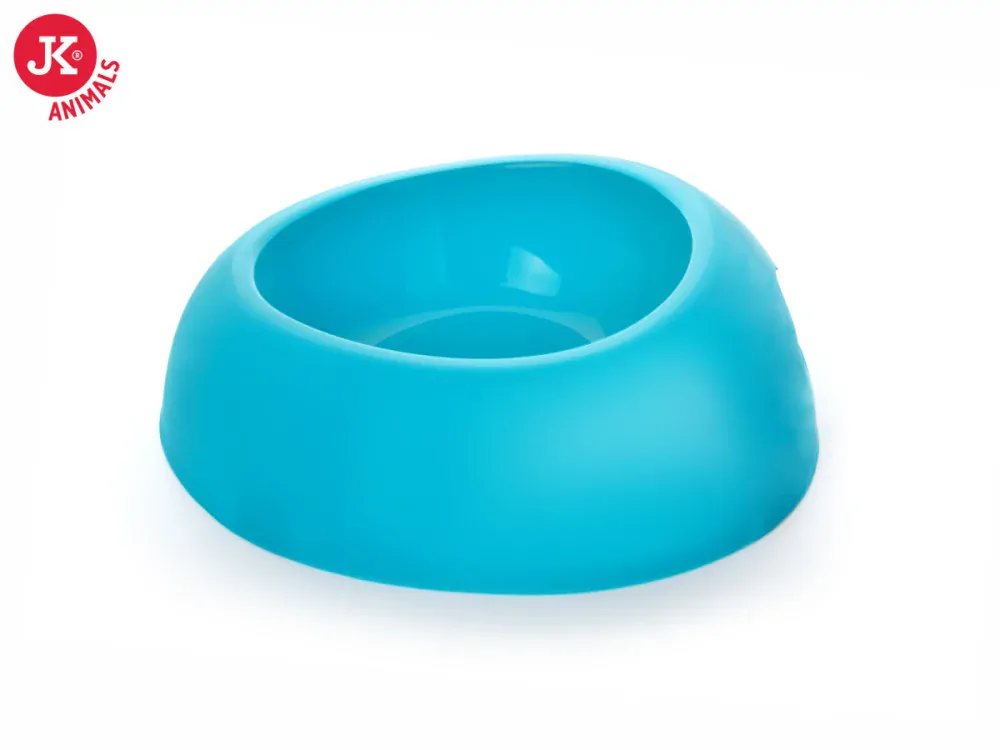 Malá plastová miska na vodu pro psy 500ml modrá