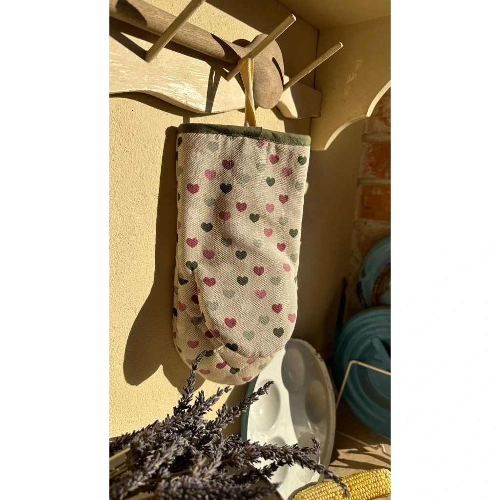 Lavandia Levandulová chňapka Srdíčka na režné