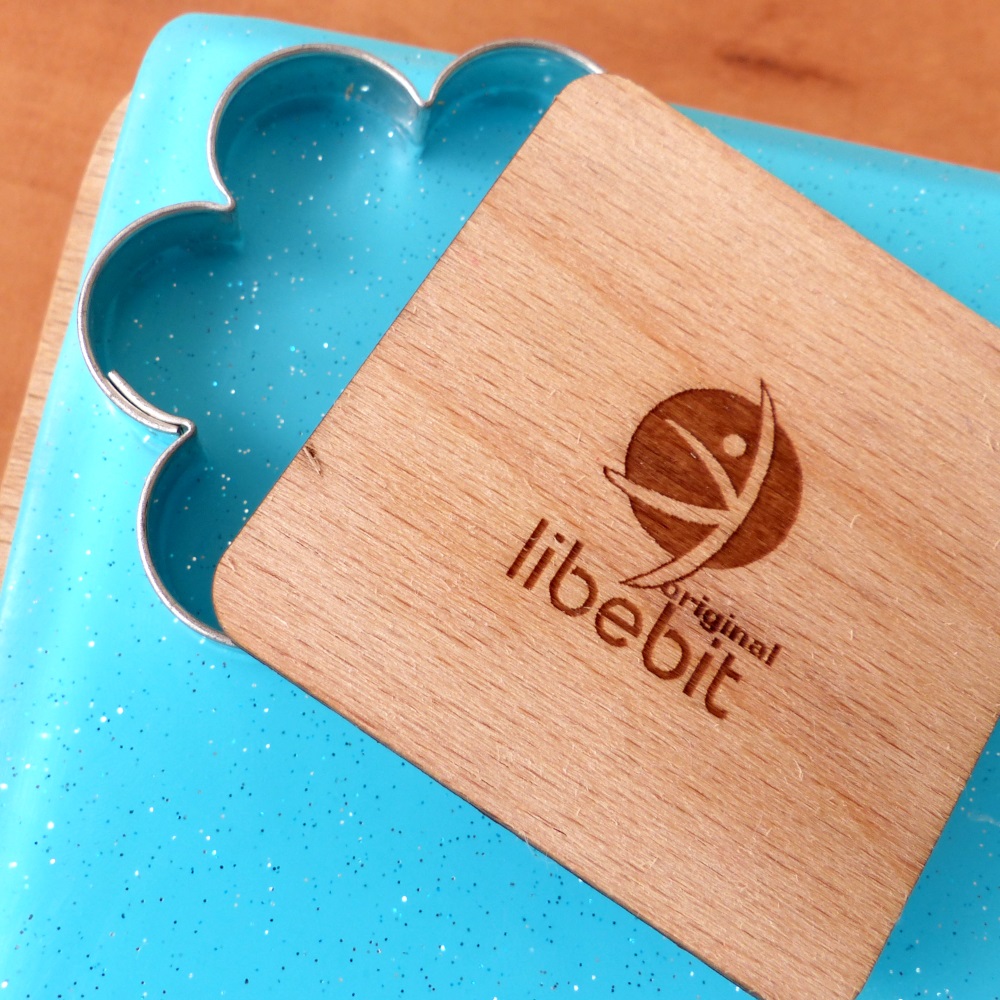 libebit Mýdlový plát na vykrajování dvouvrstvý třpytivý 23x28cm růžová