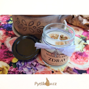 Magická svíčka ze sojového vosku Zdraví