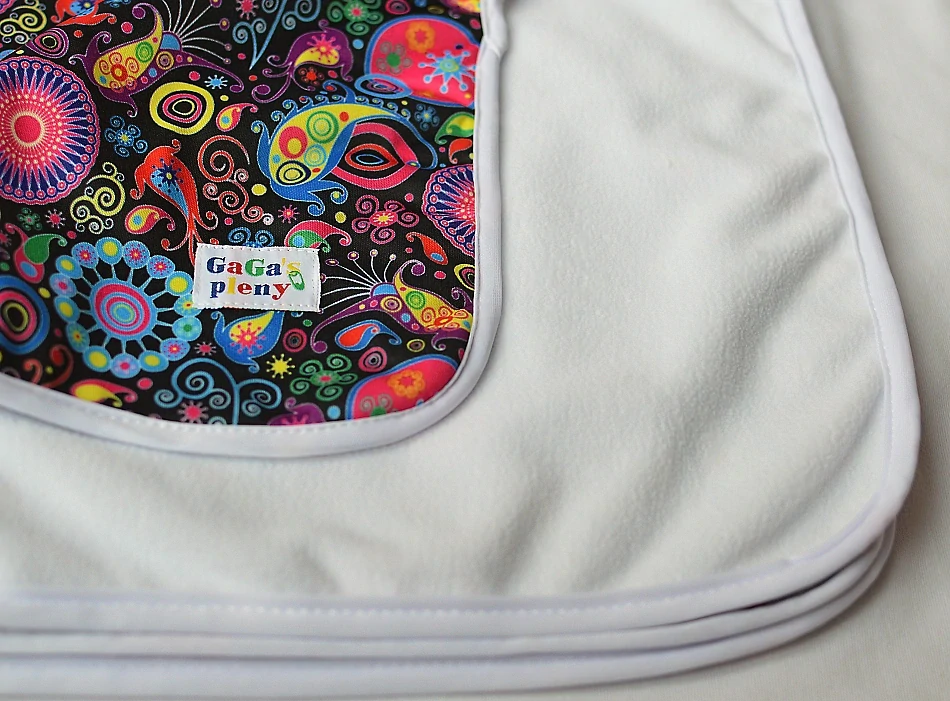 Deka dětská/ Deka pro pejsky oboustranná - Páv 72x90 cm