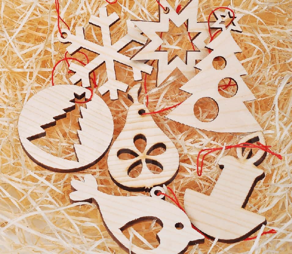 Lesní svět Ozdoby v krabičce - varianta A