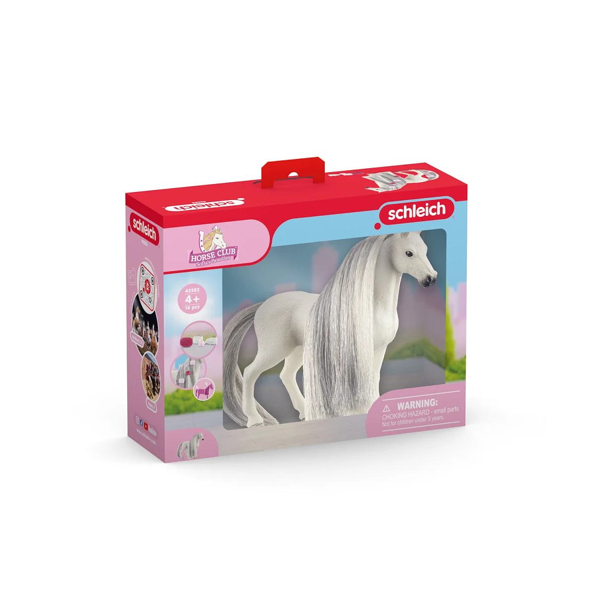 Schleich 42583 Klisna plemene Quarter Horse s česací hřívou