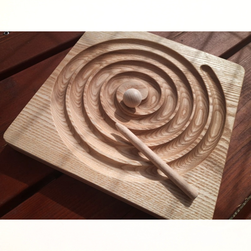 Dřevokaz buková kulička 20mm bez impregnace