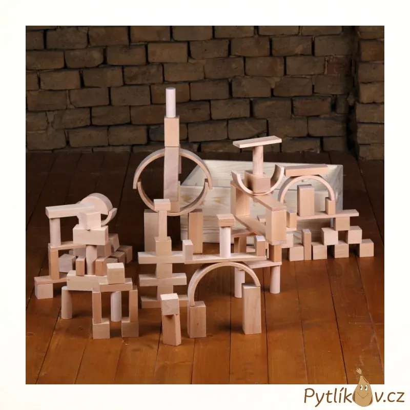 Dřevěná duha provedení přírodní buk