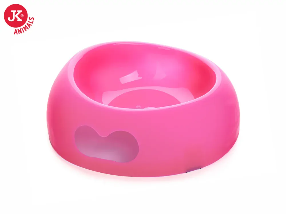 Velká plastová miska na vodu pro psy 1100ml žlutá