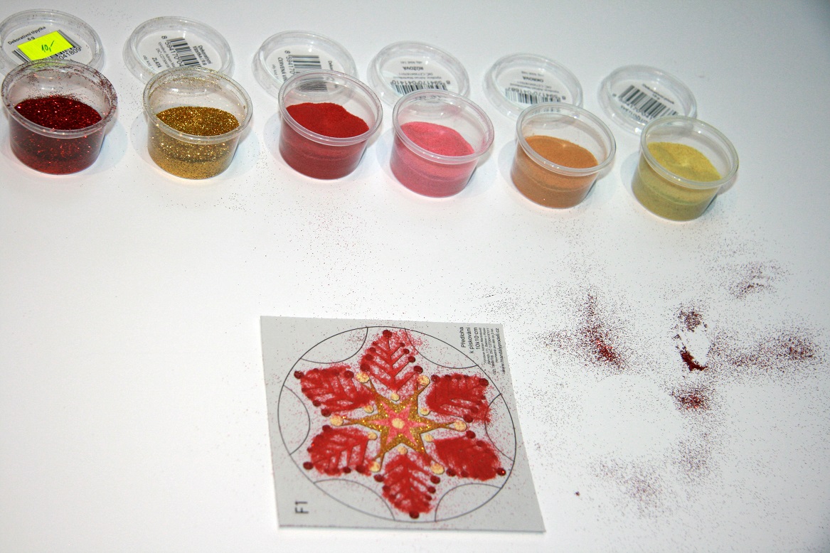 Pískování Mikulášský balíček mandaly (424)