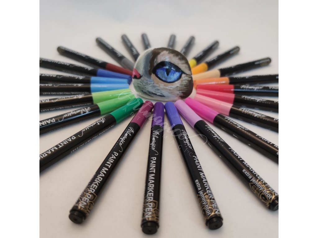 Artmagico akrylový popisovač s Extra jemným hrotem (0,7 mm) 42 ks