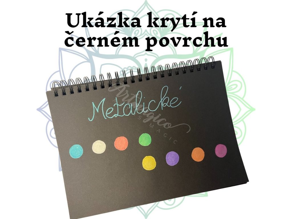 Artmagico akrylové popisovače s jemným hrotem - metalické - 8 ks
