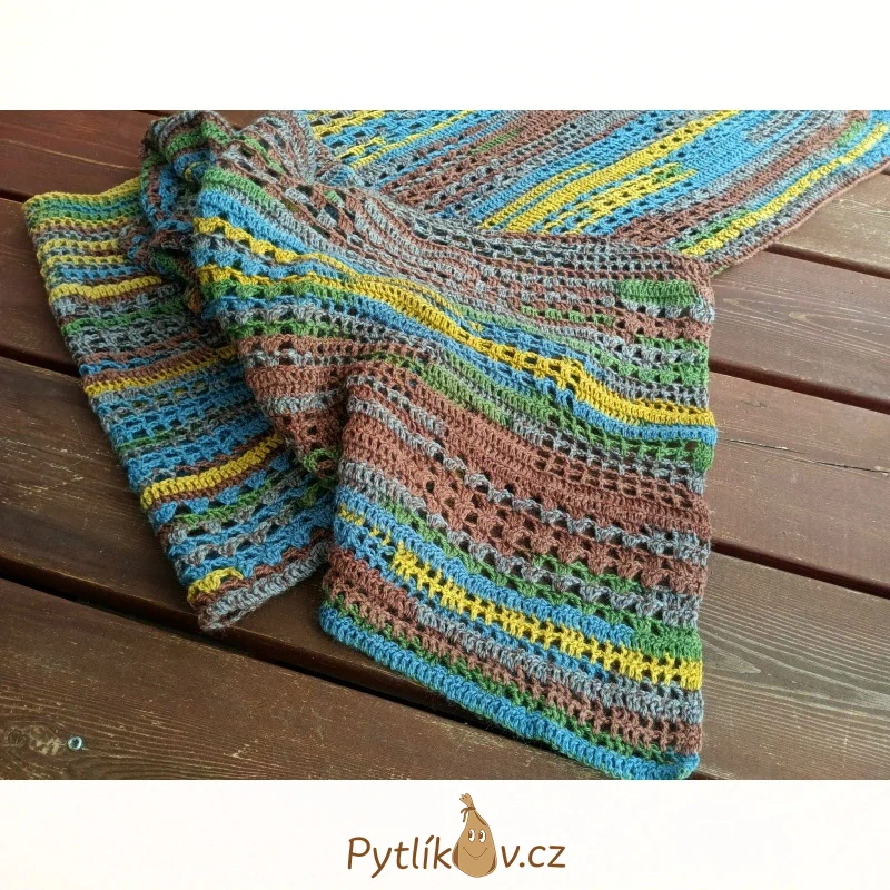 Život na há(č)ku + HÁČKOVANÝ ŠÁL od autorky - Jana Zwyrtek Hamplová