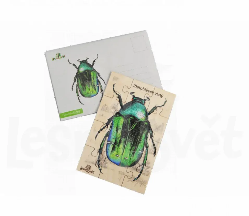 Lesní svět Puzzle do kapsy Ruměnice