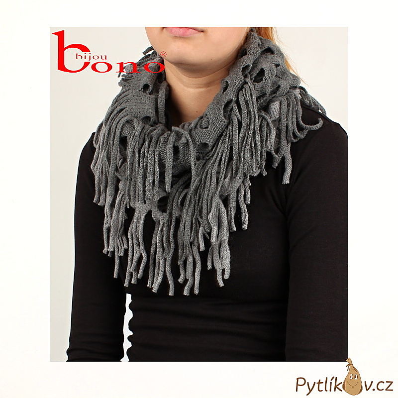 Šála Tunel - červená